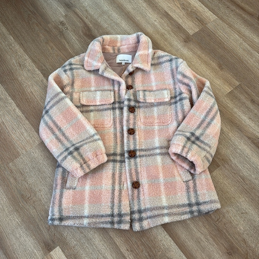 Heartloom Sherpa fleece Shacket